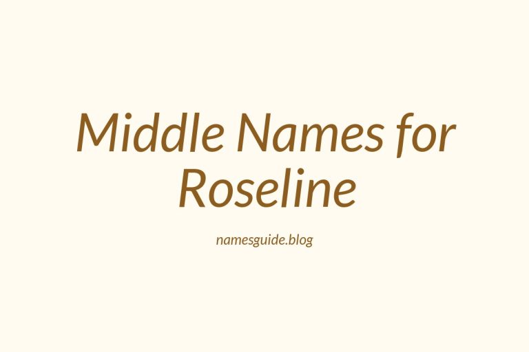 38+ Beautiful Middle Names to Pair Perfectly with Roseline