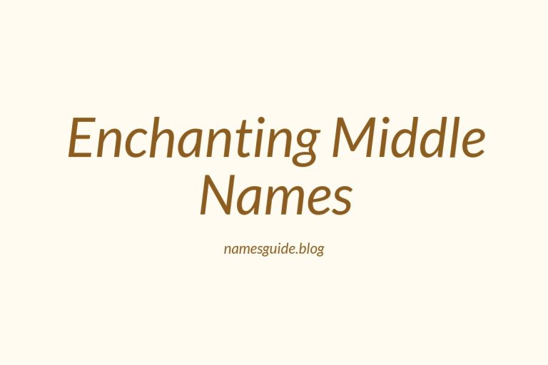 38+ Enchanting Middle Names to Pair Perfectly with Isolde