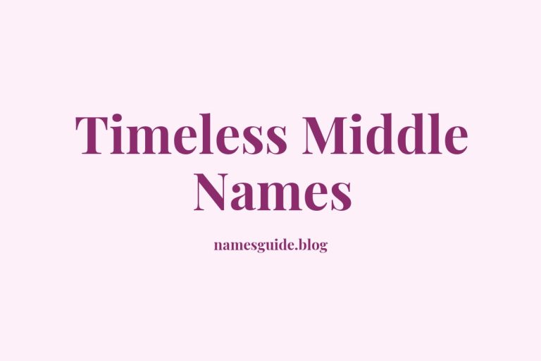 45+ Stylish and Timeless Middle Names for Edgar