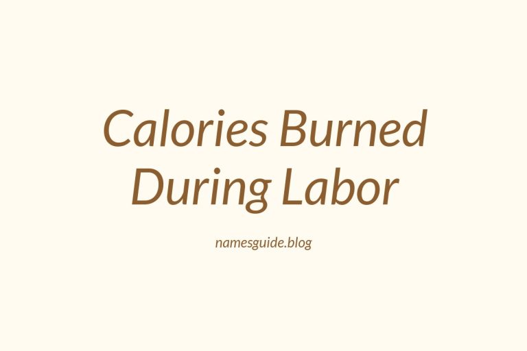 38+ Surprising Calories You Burn During Labor Revealed