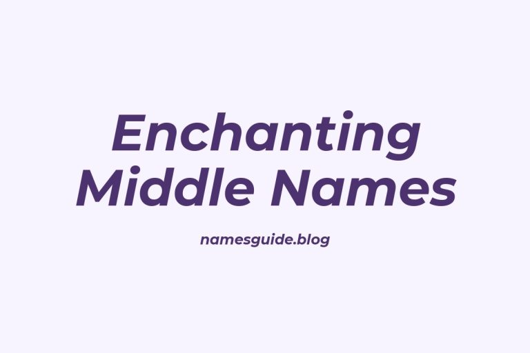 45+ Enchanting Middle Names Perfect for Poets and Creatives