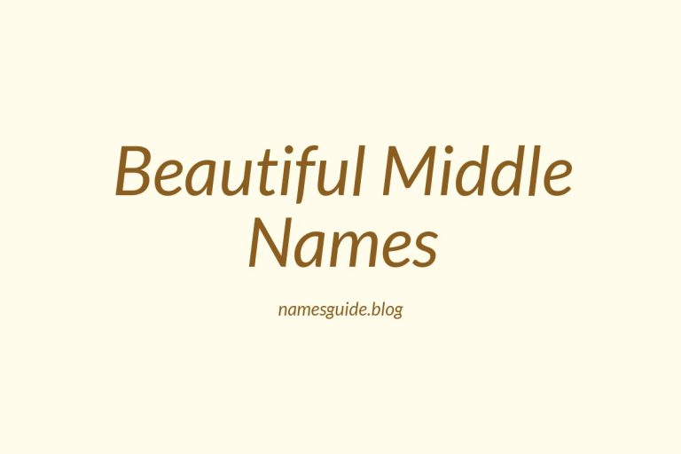 45+ Beautiful Middle Names to Pair Perfectly with Belinda
