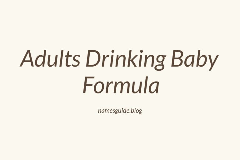 38+ Facts About Adults Drinking Baby Formula You Should Know