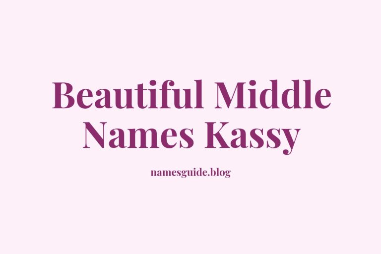 38+ Beautiful Middle Names That Perfectly Pair With Kassy