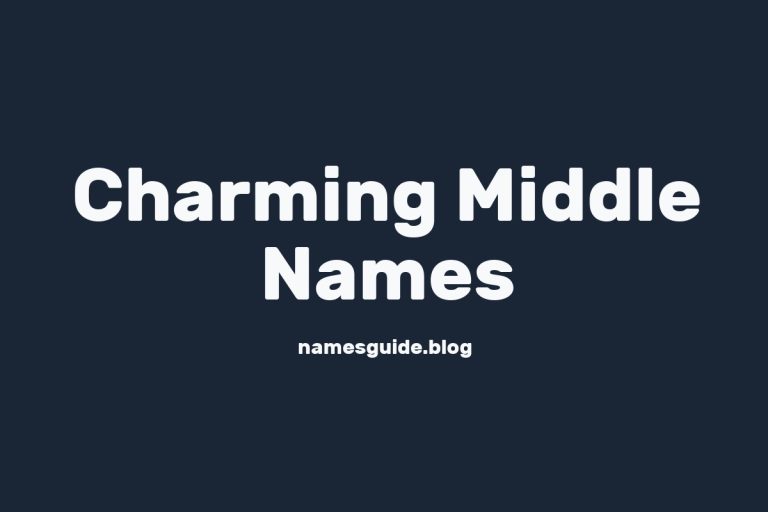 37+ Charming Middle Names to Pair Perfectly with Dottie
