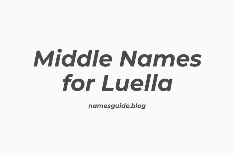38+ Beautiful Middle Names to Pair Perfectly with Luella