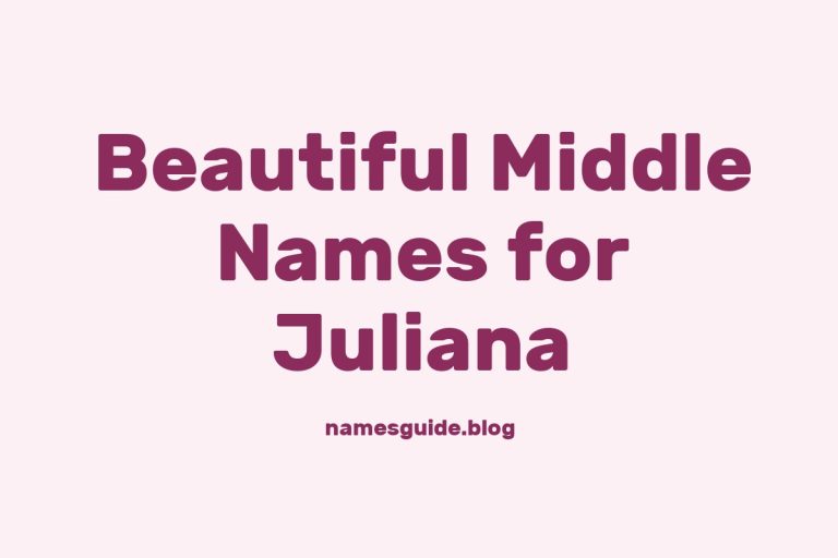47+ Beautiful Middle Names That Perfectly Complement Juliana