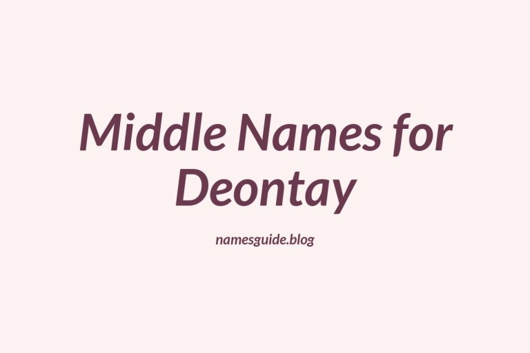 38+ Stunning Middle Names to Pair Perfectly with Deontay
