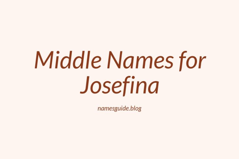 45+ Beautiful Middle Names That Perfectly Pair with Josefina
