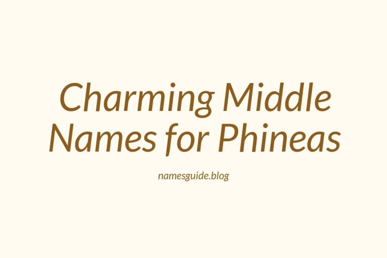 39+ Charming Middle Names for Phineas That You’ll Love