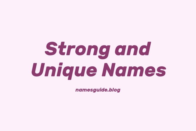 45+ Strong and Unique Middle Names for Ranger You’ll Love