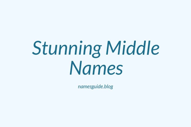 38+ Stunning Middle Names to Pair Perfectly with Erica