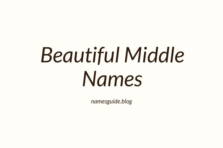42+ Beautiful Middle Names That Perfectly Complement Ellen