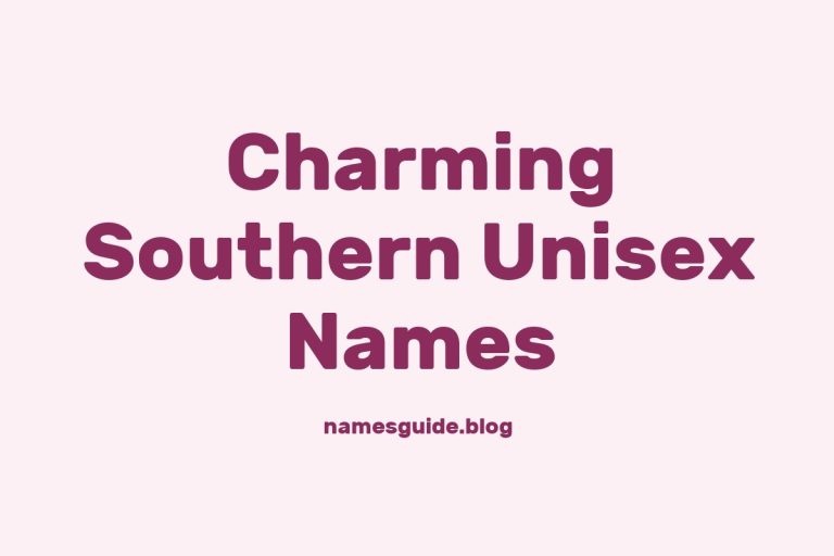45+ Charming Southern Unisex Baby Names You’ll Love