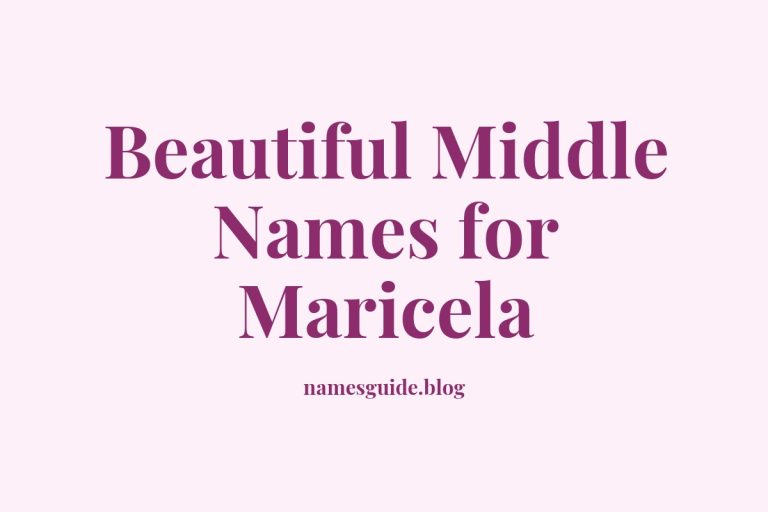 45+ Beautiful Middle Names That Perfectly Pair with Maricela