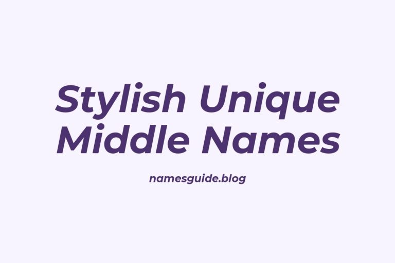 45+ Stylish and Unique Middle Names for Darien