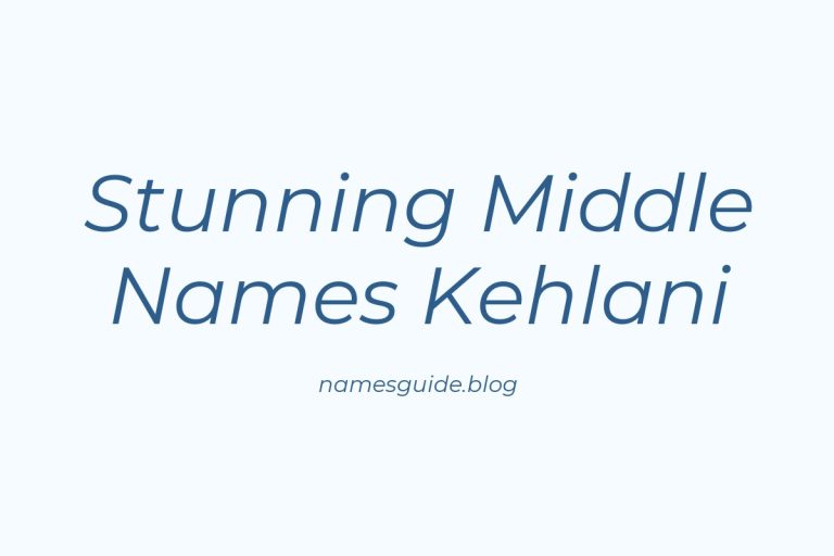 38+ Stunning Middle Names to Pair Perfectly with Kehlani
