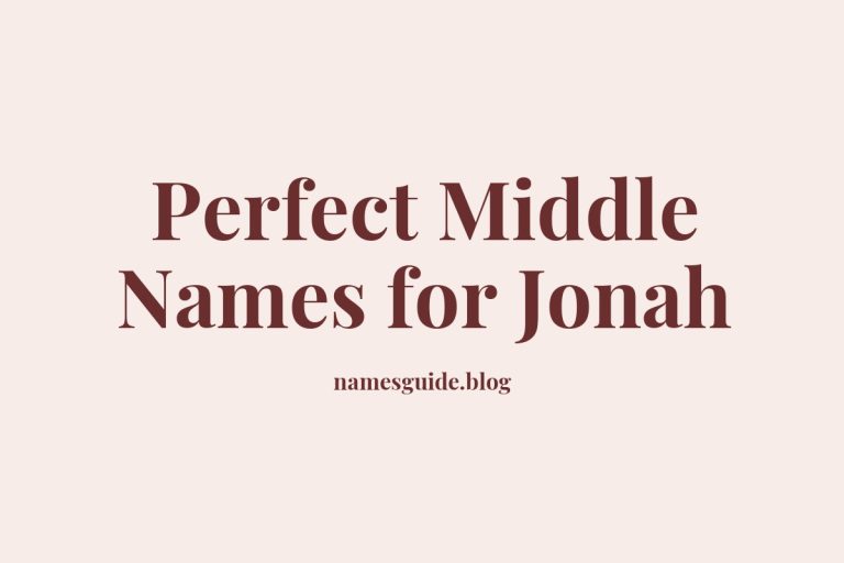 38+ Perfect Middle Names for Jonah That You’ll Love