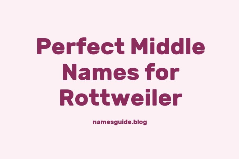 45+ Perfect Middle Names for Your Rottweiler Pup