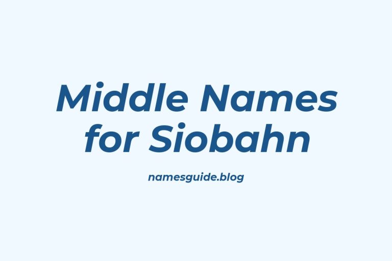 66+ Middle Names for Siobahn: The Perfect Complement