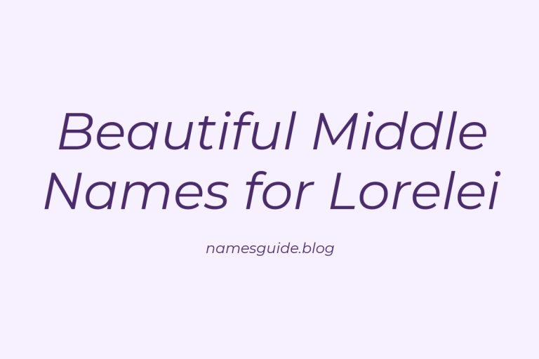 76+ Beautiful Middle Names for Lorelei: The Ultimate Guide