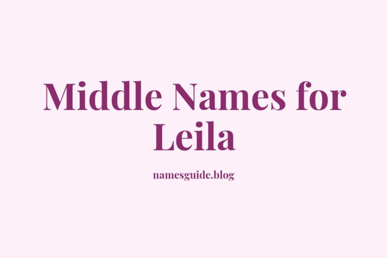 50+ Beautiful Middle Names for Leila: Find the Perfect Match