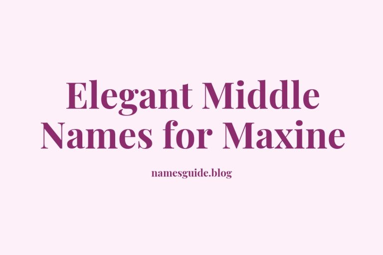 63+ Elegant Middle Names for Maxine: Find the Perfect Fit