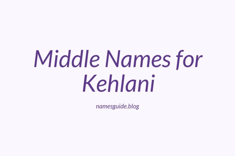 58+ Middle Names for Kehlani: The Ultimate List