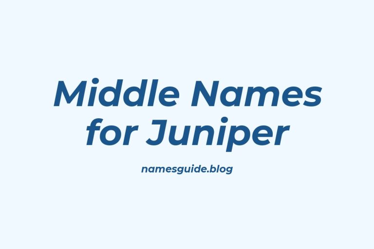 64+ Middle Names for Juniper: The Perfect Complement