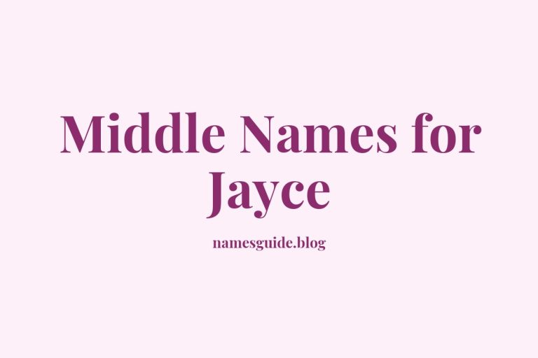 76+ Middle Names for Jayce: The Ultimate List