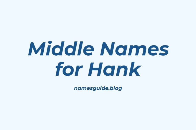 71+ Middle Names for Hank: The Ultimate List