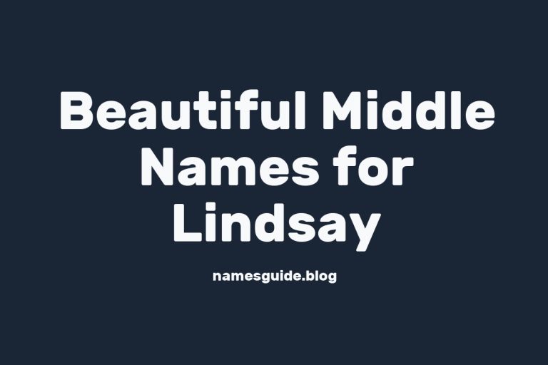 60+ Beautiful Middle Names for Lindsay: Find the Perfect Fit