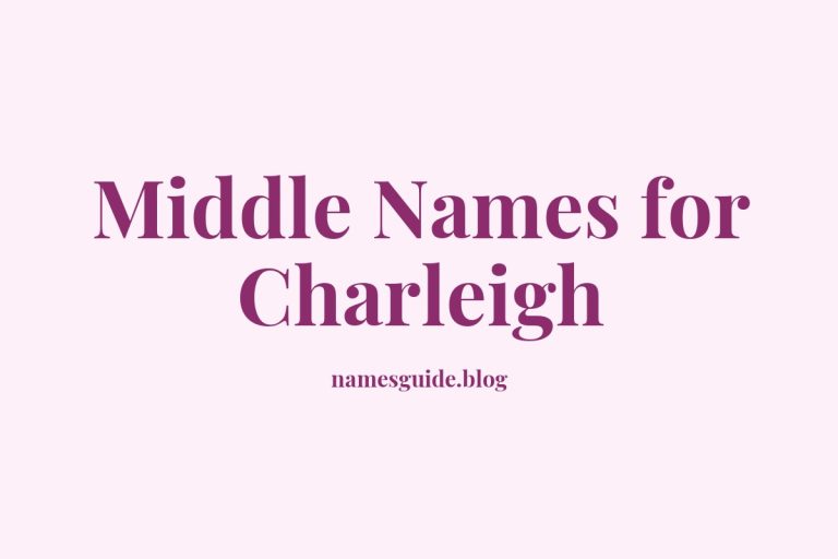 74+ Middle Names for Charleigh: The Ultimate Guide