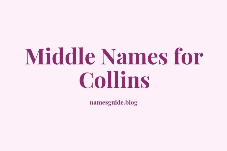 65+ Middle Names for Collins: The Ultimate List