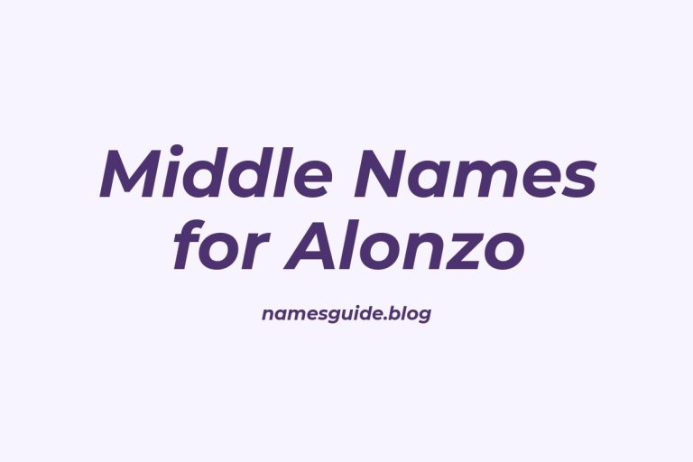 70+ Middle Names for Alonzo: Find the Perfect Fit