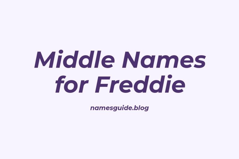 45+ Middle Names for Freddie: The Ultimate Guide