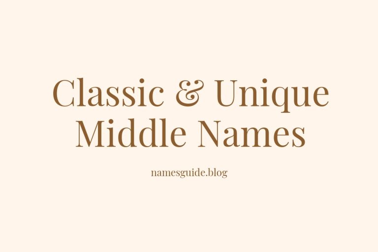 55+ Classic & Unique Middle Names for Brantley