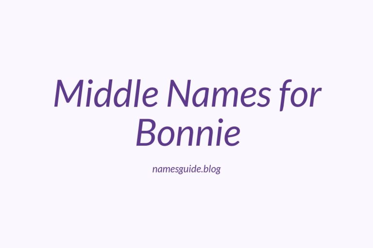 68+ Middle Names for Bonnie: The Ultimate List