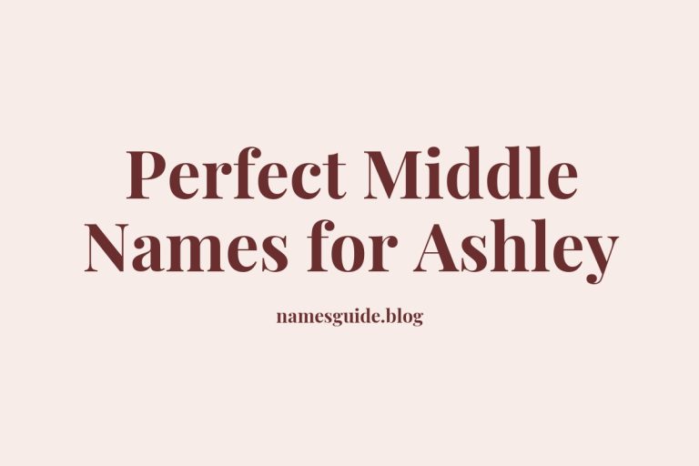 45+ Perfect Middle Names for Ashley