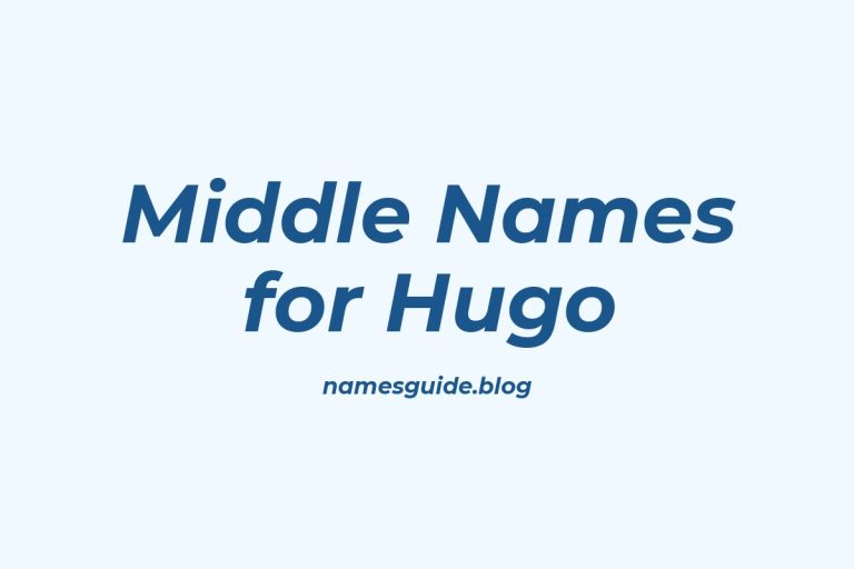 75+ Middle Names for Hugo: The Ultimate Guide