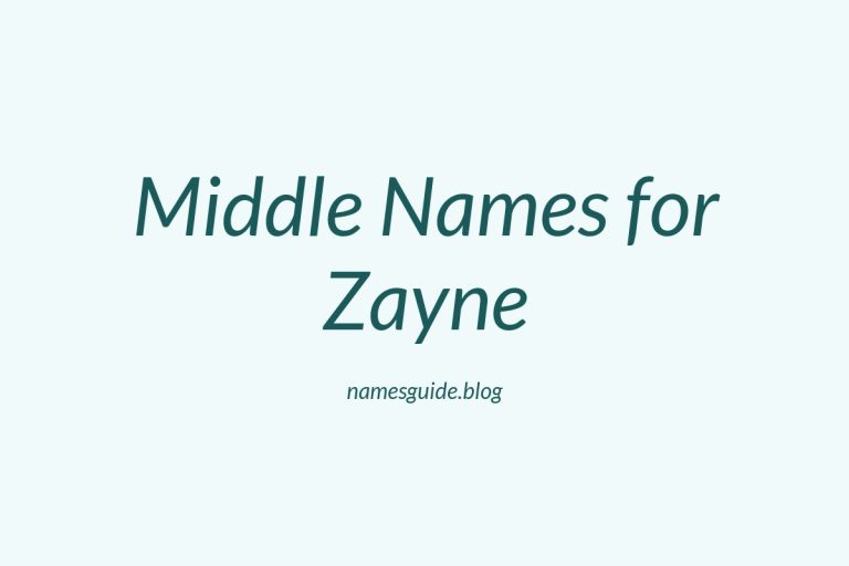 50+ Middle Names for Zayne: The Ultimate List