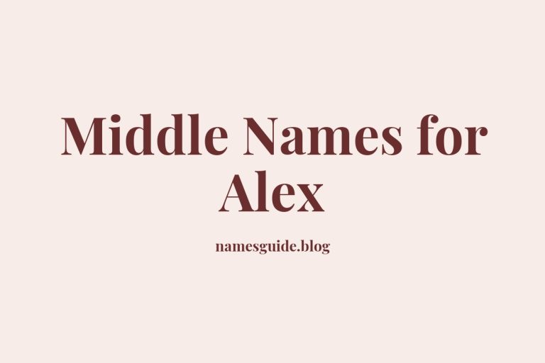 58+ Middle Names for Alex: The Ultimate Guide