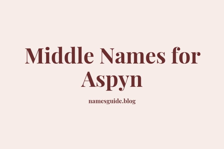63+ Perfect Middle Names for Aspyn: Find the Ideal Match
