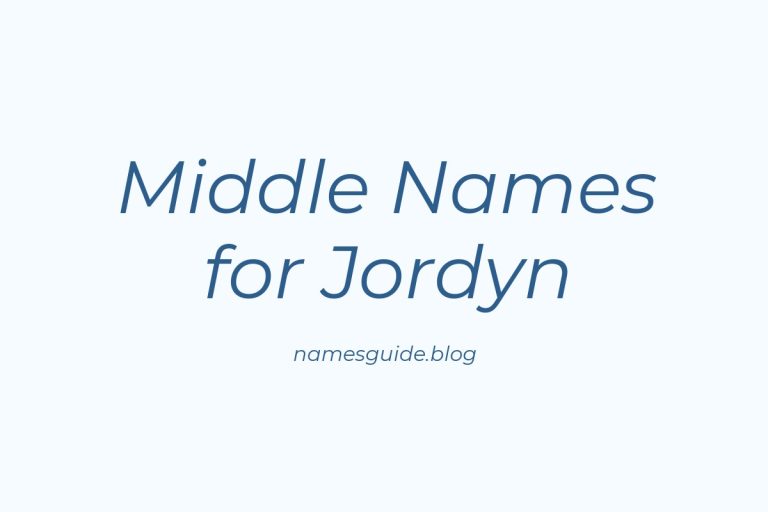 61+ Middle Names for Jordyn: The Ultimate List