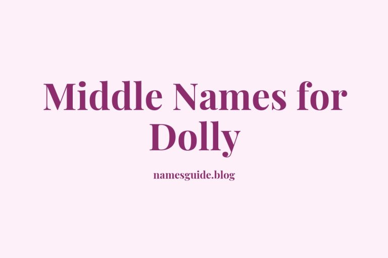 77+ Middle Names for Dolly: The Ultimate List