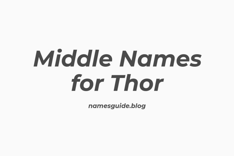 78+ Mighty Middle Names for Thor: A Norse-Inspired Guide