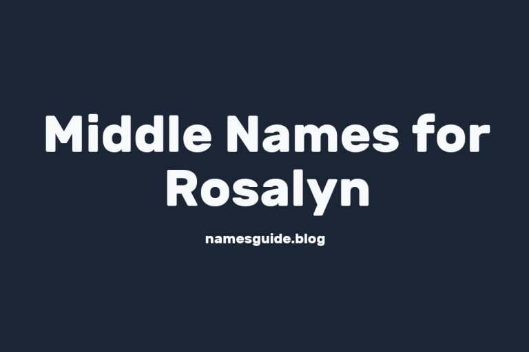61+ Middle Names for Rosalyn: The Perfect Complement
