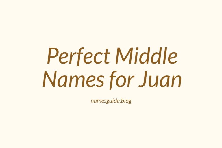 54+ Perfect Middle Names for Juan: Find the Ideal Match