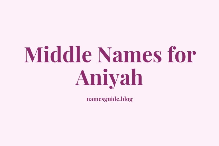65+ Middle Names for Aniyah: The Perfect Choice