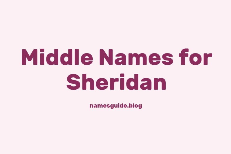 48+ Middle Names for Sheridan: The Perfect Pick
